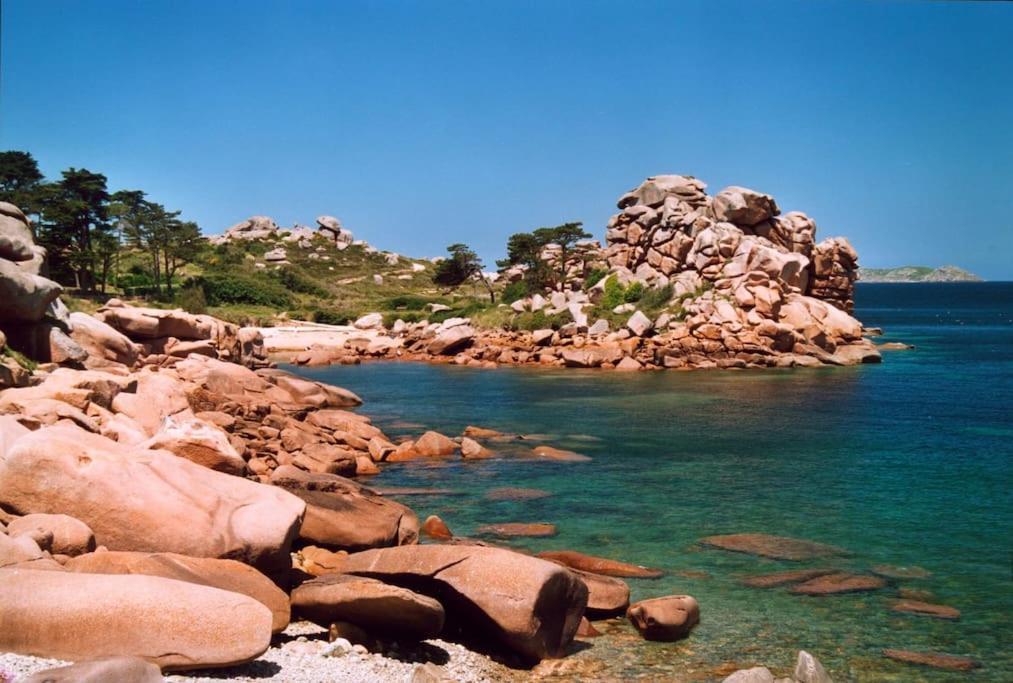 Maison - Villa Bord De Mer, Cote De Granit Rose Perros-Guirec Exterior foto